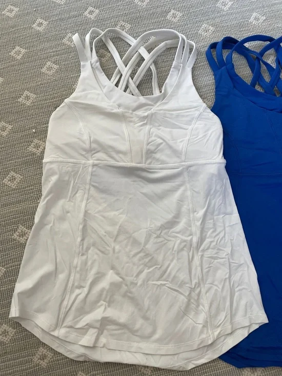 Three Lululemon Beat The Heat Tank Tops - Picture 2 of 5